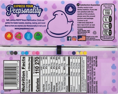 Peeps Lavender Marshmallow Chicks Easter Candy - 3.0 Oz - Image 5