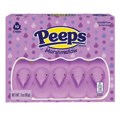 Peeps Lavender Marshmallow Chicks Easter Candy - 3.0 Oz - Image 1