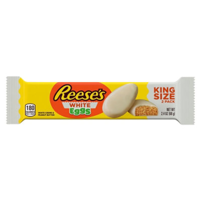 Hshy Reese Wht Pbtr Egg King - 2.4 OZ