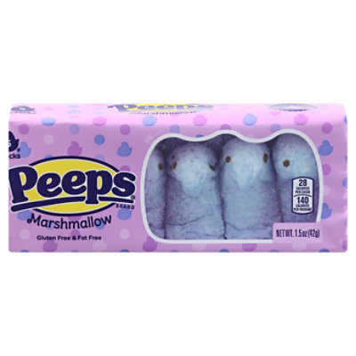 Peeps Lavender Marshmallow Chicks Easter Candy - 1.5 Oz - Image 2