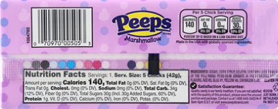 Peeps Lavender Marshmallow Chicks Easter Candy - 1.5 Oz - Image 5