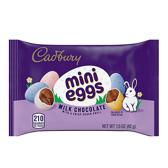 Cadbury Mini Eggs Milk Chocolate Easter Candy Bag - 1.5 Oz