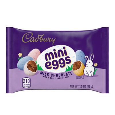 Cadbury Mini Eggs Milk Chocolate Easter Candy Bag - 1.5 Oz