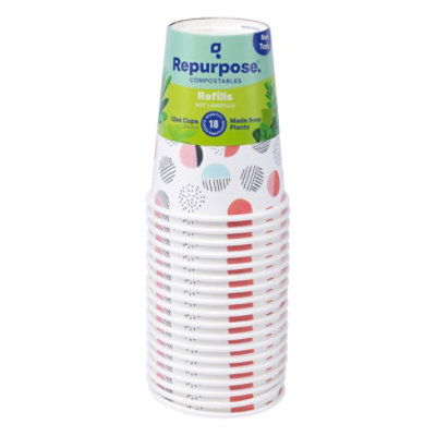 Repurpose Single Wall Everyday Hot Cup - 18 CT - Image 1