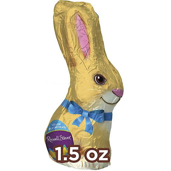 RUSSELL STOVER Easter Hollow Milk Chocolate Easter Bunny - 1.5 Oz