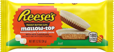 E Reeses Milk Chocolate Peanut Butter Cup With Marshmallow Flavored Creme - EA - Image 2