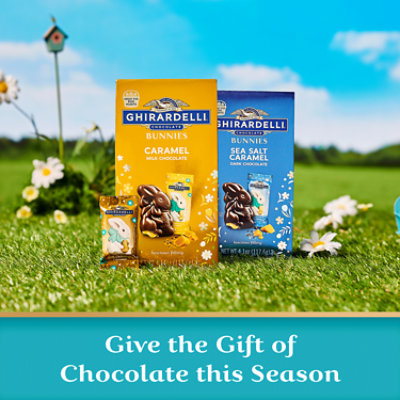 Ghirardelli Milk Chocolate Caramel Bunnies Gift Pack - 1.72 Oz - Image 5