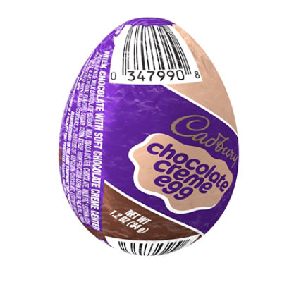 Cadbury Chocolate Creme Egg Milk Chocolate Easter Candy Box 4 Count - 1.2 Oz - Image 3