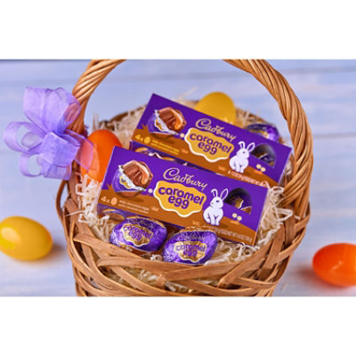 Cadbury Caramel Egg Milk Chocolate Caramel Easter Candy Box 4 Count - 1.2 Oz - Image 4