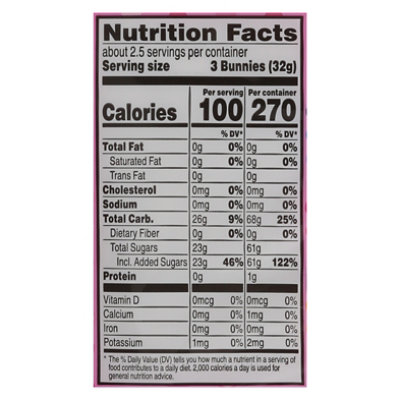Peeps Pink Marshmallow Bunnies Easter Candy - 3.0 Oz - Image 3