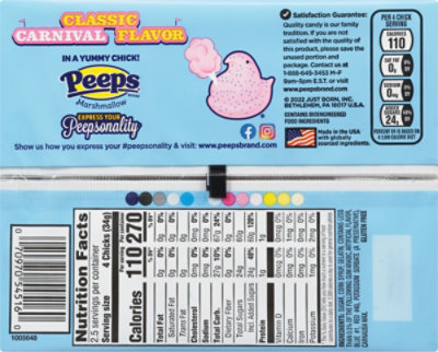 Peeps Cotton Candy Flavored Marshmallow Chicks Easter Candy - 3.0 Oz - Image 5