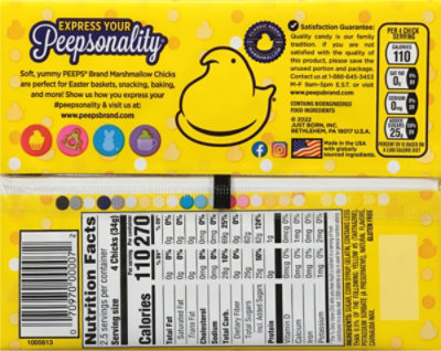 Peeps Yellow Marshmallow Chicks Easter Candy - 3.0 Oz - Image 5