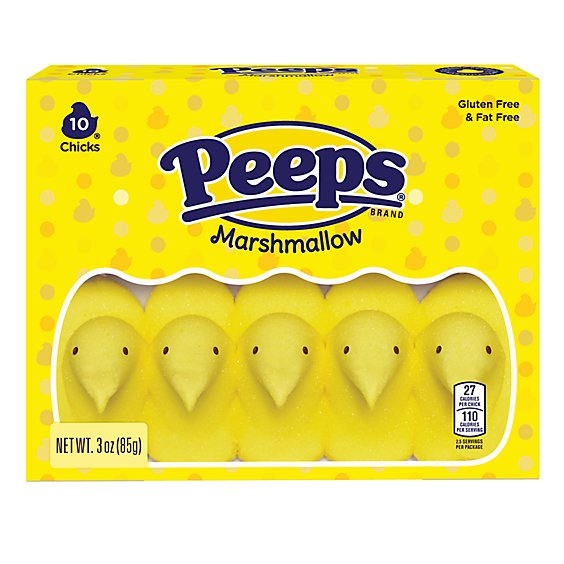 Peeps Yellow Marshmallow Chicks Easter Candy - 3.0 Oz Peeps Yellow Marshmallow Chicks Easter Candy - 3.0 Oz