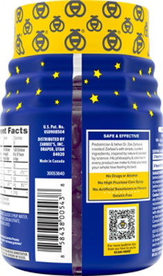 Zarbee's Kids Sleep Gummies With Melatonin Drug Free Non Habit Forming Natural Berry - 50 Count - Image 6