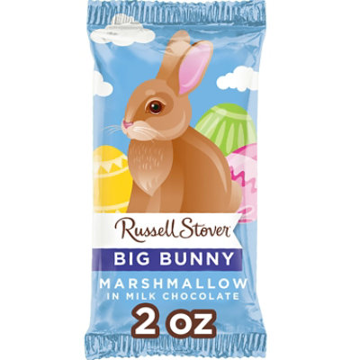 RUSSELL STOVER Easter Marshmallow Milk Chocolate Big Easter Bunny - 2 Oz - Image 1