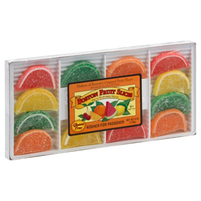  Boston Fruit Slices - 8oz Tray - America's Original Fruit  Slices - Vegan, Gluten Free, Completely Allergen Free! : Gummy Candy :  Grocery & Gourmet Food