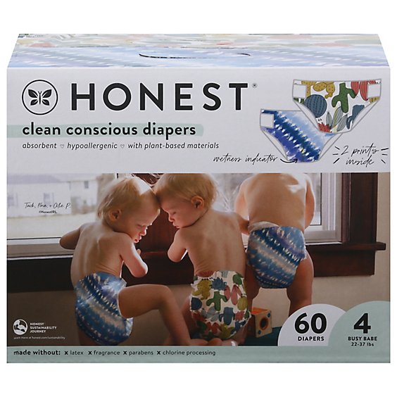 Honest Club Box Size 4 Tie-dye For Cactus Cutie - 60 CT