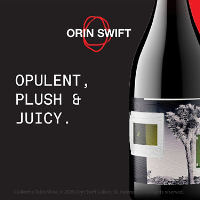 Orin Swift 8 Years In The Desert Zin Wine - 750 ML - Image 3