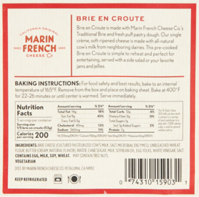 Marin Baked Brie En Croute - 9.4 OZ - Image 6