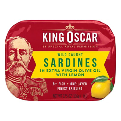 King Oscar Sardines In Lemon - 3.75 OZ