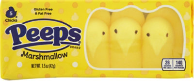 Peeps Yellow Marshmallow Chicks Easter Candy - 1.5 Oz - Image 1