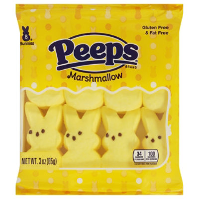 Peeps Yellow Marshmallow Bunnies Easter Candy - 3.0 Oz - Image 1