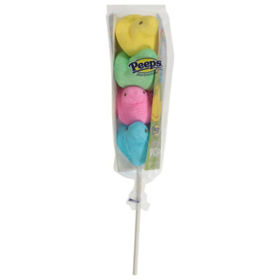 Peeps Marshmallow Chicks Rainbow Pop Easter Candy - 1.4 Oz - Image 2