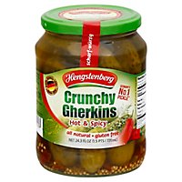 Hengstenberg Gherkins Hot And Spicy - 24.3 OZ - Image 1
