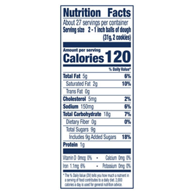 Pillsbury Gingerbread Chub Cookie - 30 OZ - Image 3