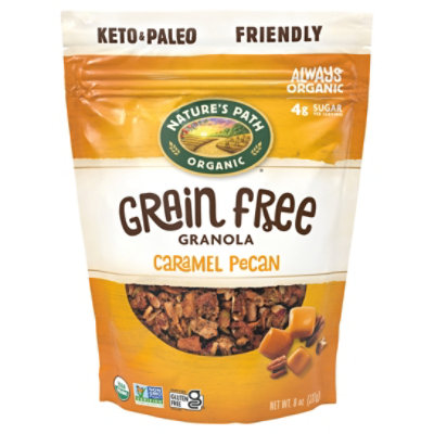 Nature's Path Organic Grain Free Carmel Pecan Granola - 8 Oz