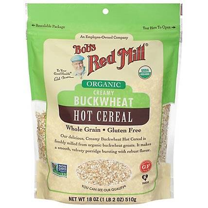 Bobs Red Mill Cereal Bkwht Crmy Org Hot - 18 OZ - Image 3