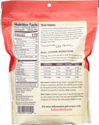 Bobs Red Mill Cereal Wheat Farina - 24 OZ - Image 6