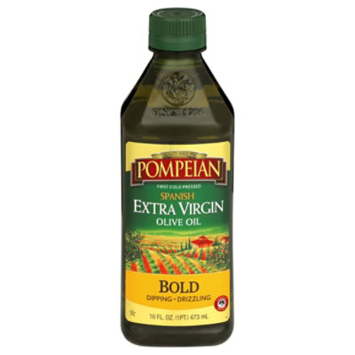 Pompeian Spanish Extra Virgin Olive Oil 16 Oz Plastic - 16 FZ