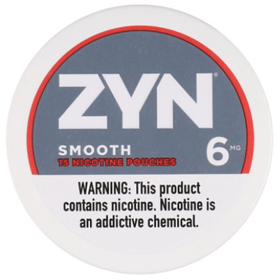 Zyn Smooth 6mg - 15-.21 OZ