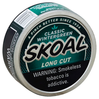 skoal wintergreen pouches