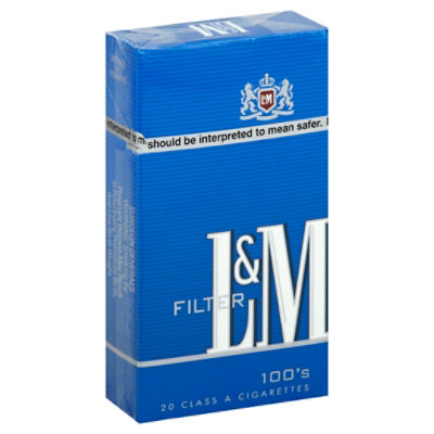L&m Blue Pack 100s Box Cigarettes - CTN - Image 1