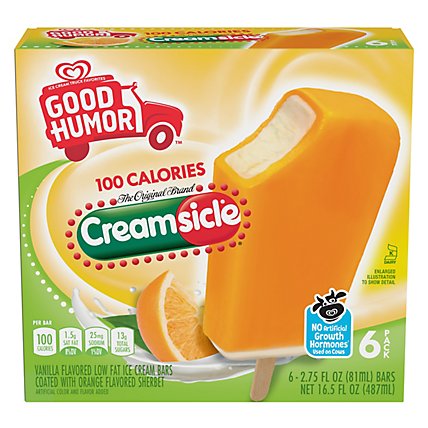 Good Humor Ice Cream Creamsicle Bar - 6-2.75 FZ - Image 3