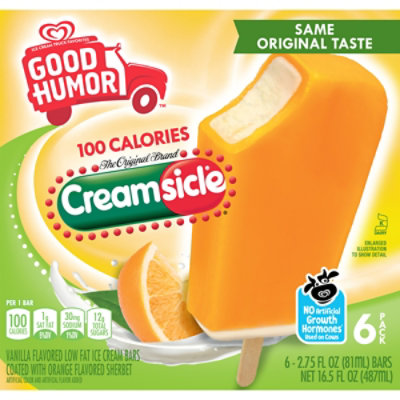 Good Humor Creamsicle Ice Cream Bars - 16.5 Oz - Image 2