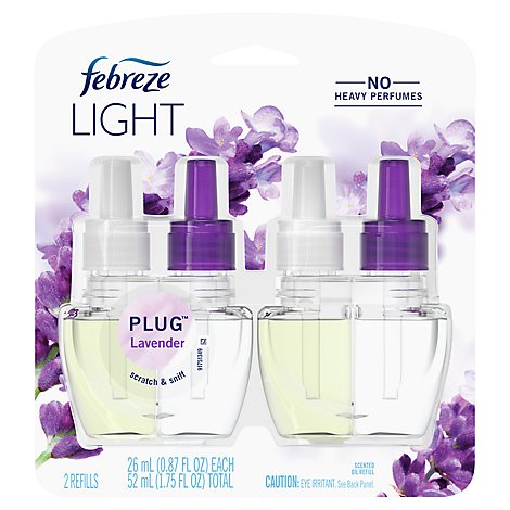 Febreze Plug Light Air Freshener Oil Refill Lavender - 2-0.87 Fl. Oz.