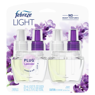 Febreze Plug Light Air Freshener Oil Refill Lavender - 2-0.87 Fl. Oz.