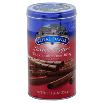 Royal Dansk Choc Lux Wafrs Tin - 12.3 OZ