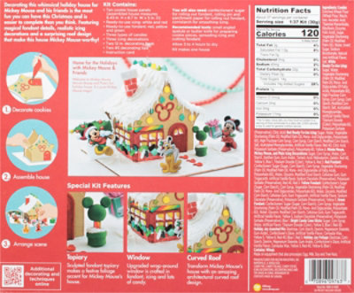 Wil Mickey Gngrbrd House  Kit - EA - Image 6