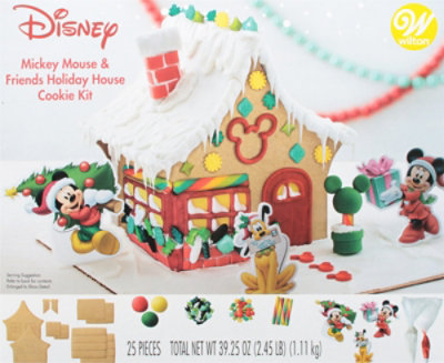 Wil Mickey Gngrbrd House  Kit - EA - Image 2