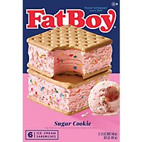 FatBoy Sugar Cookie Ice Cream Sandwich - 6-5 Fl. Oz. - Image 6
