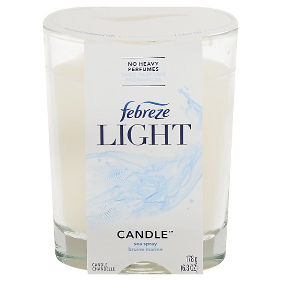 Febreze Candle Light Sea Spray - 6.3 Oz