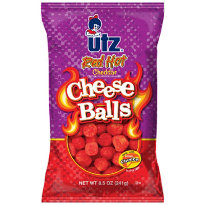 Utz Red Hot Cheese Balls - 8.5 OZ - Image 2