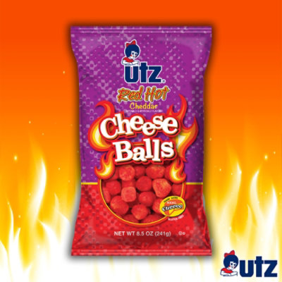 Utz Red Hot Cheese Balls - 8.5 OZ - Image 6