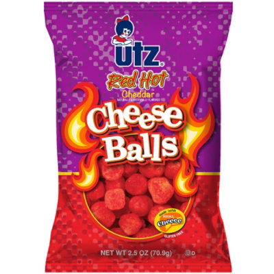 Utz Red Hot Cheese Balls - 2.5 OZ - Image 1