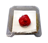 Cake Slice Tres Leches W/strawberry - EA