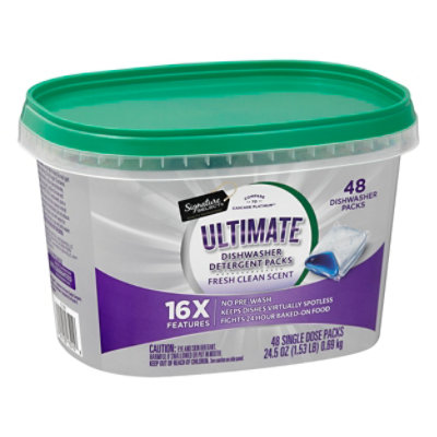 Signature SELECT Ultra Fresh Clean Dishwasher Pods - 48 Count